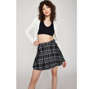 Garage Brittany Pleated Plaid Skirt Size XS